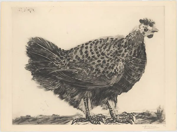 The Hen — Pablo Picasso|Roger Lacourière|Galerie Louise Leiris