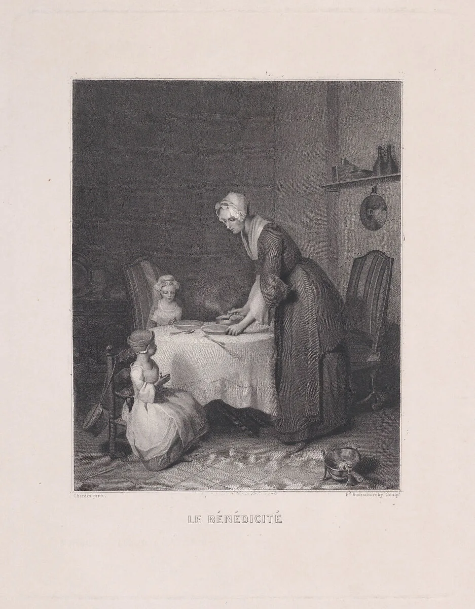 The Blessing — Jean Siméon Chardin|Ed. Budischowsky