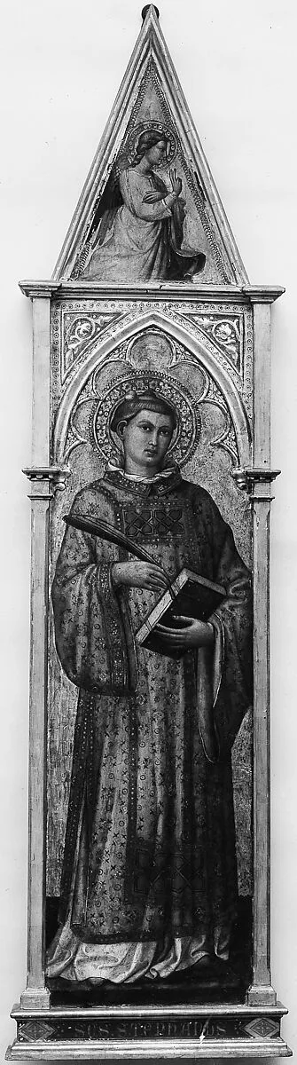 Saint Stephen (with the Angel of the Annunciation) — Martino di Bartolommeo di Biagio