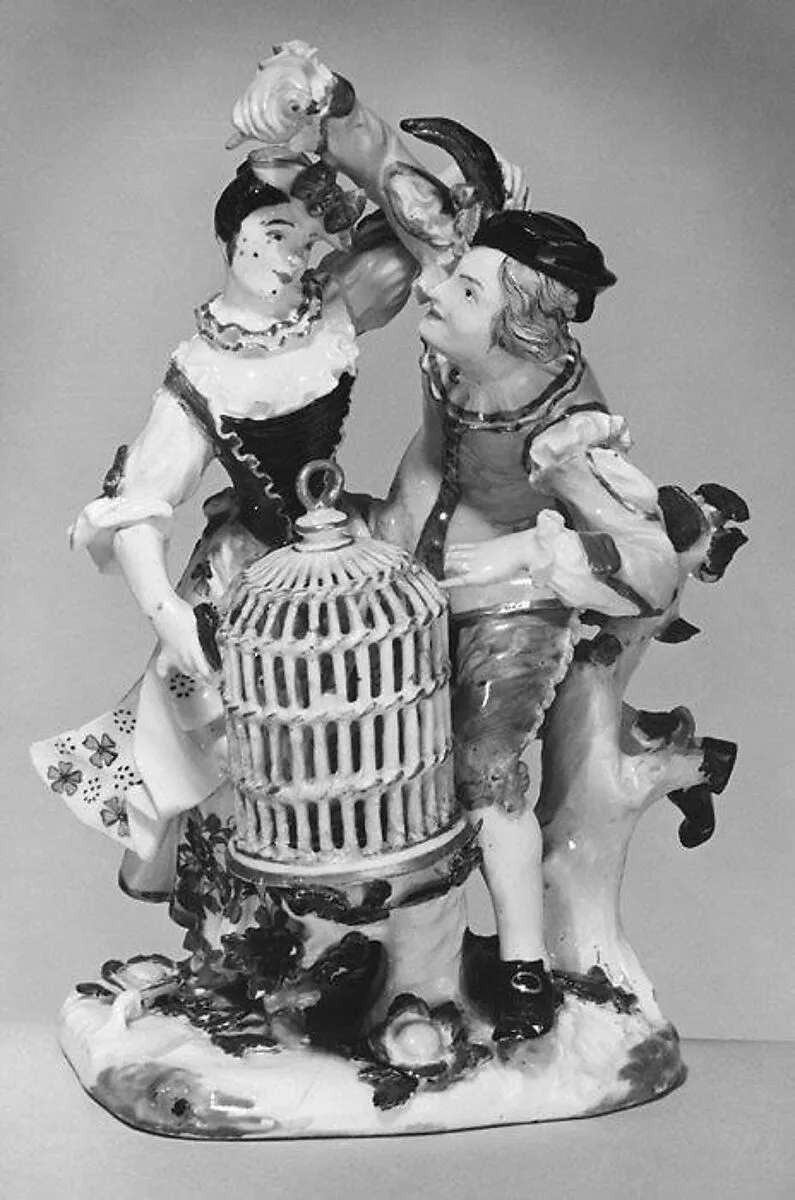Harlequin and Columbine — Johann Joachim Kändler|Meissen Manufactory