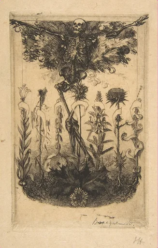 Frontispiece for "Les Fleurs du Mal"