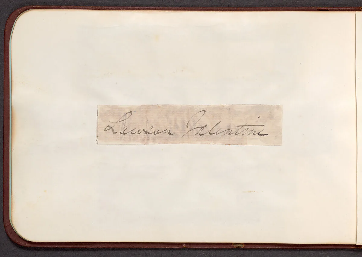 Carriage makers' autograph book — Unknown