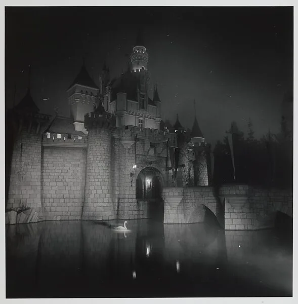 A castle in Disneyland, Cal. — Diane Arbus
