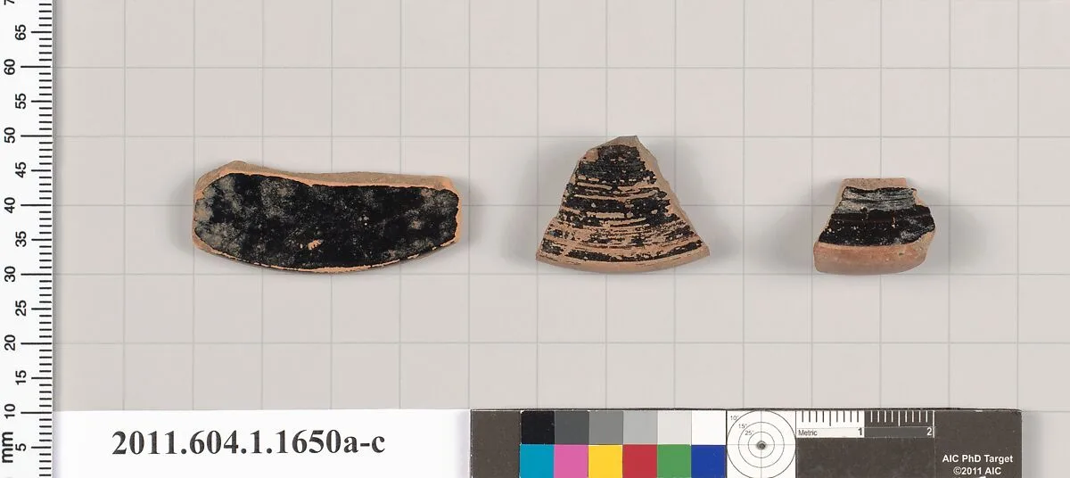 Terracotta fragments of kylikes (drinking cups) — Unknown