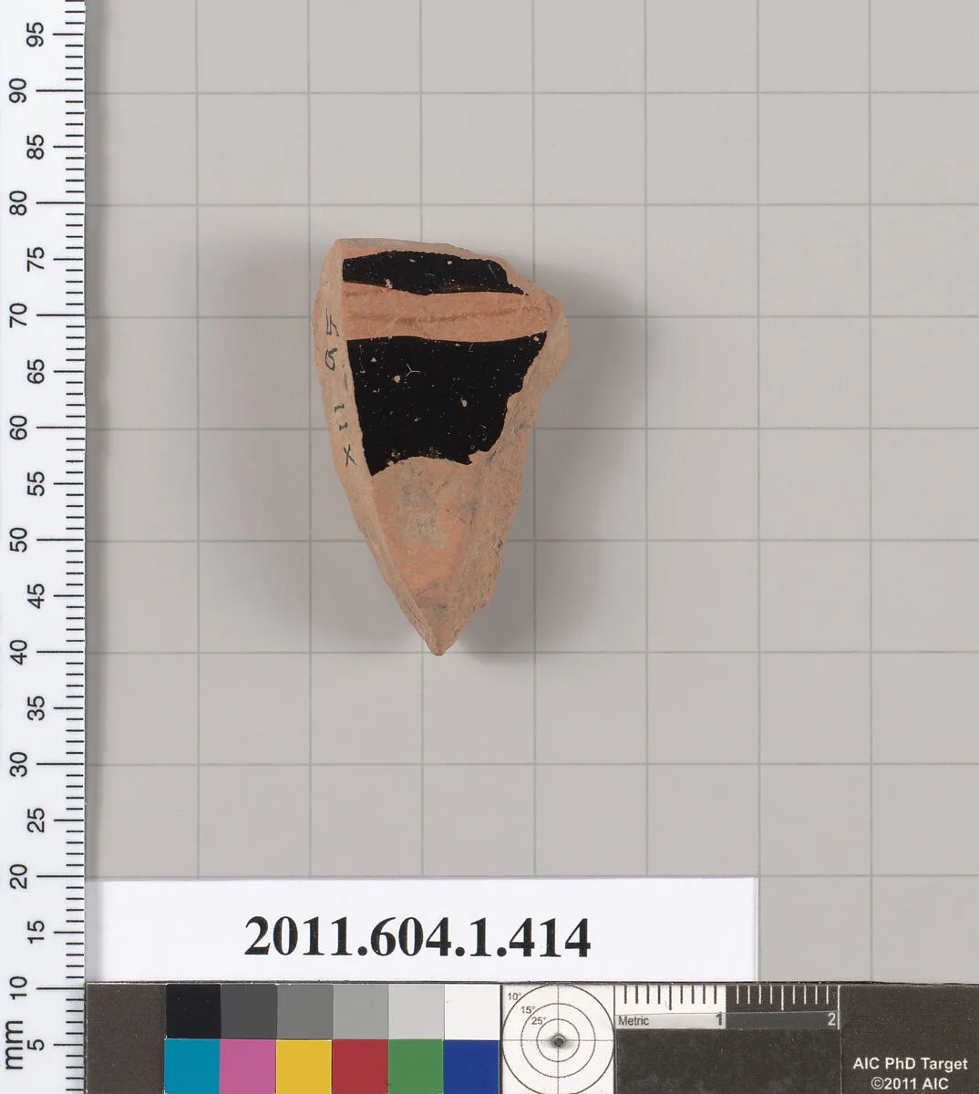 Terracotta fragment of a kylix (drinking cup) — Unknown