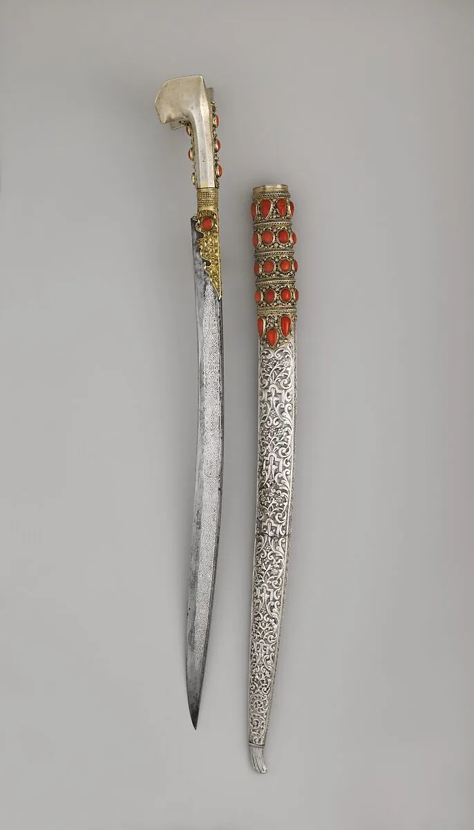 Yatagan with Scabbard — Unknown
