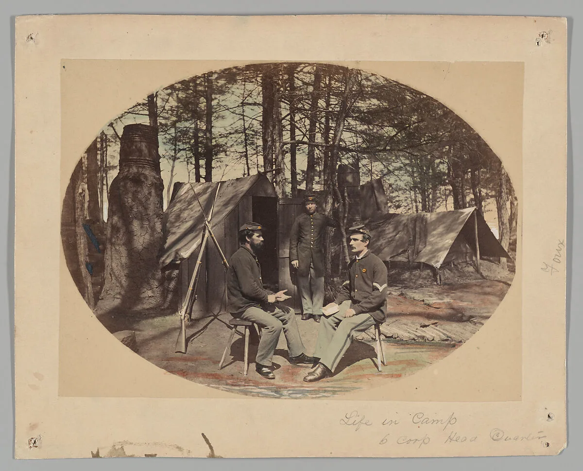 Life in Camp, 6th Corp Headquarters — Egbert Guy Fowx