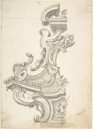 Design for One Half of an Overdoor