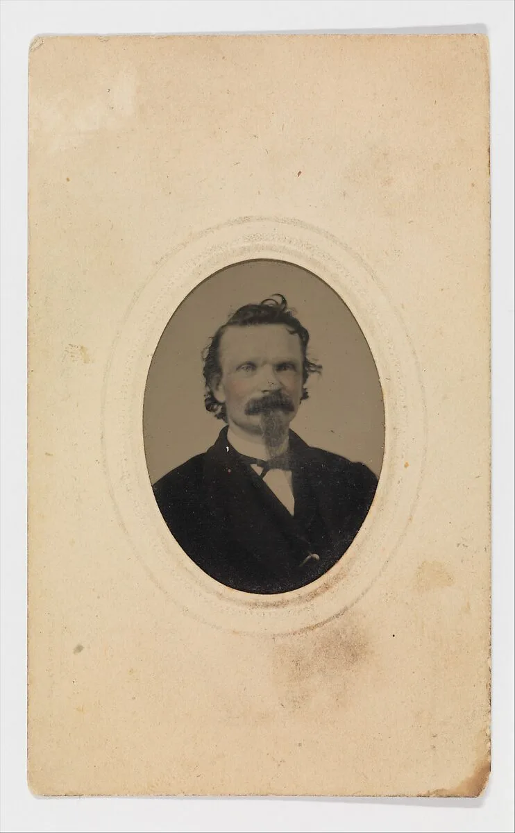 Tintype Photograph of Gustave Young (1827–1895) — Unknown