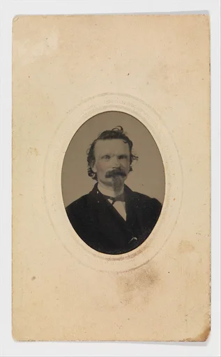 Tintype Photograph of Gustave Young (1827–1895)
