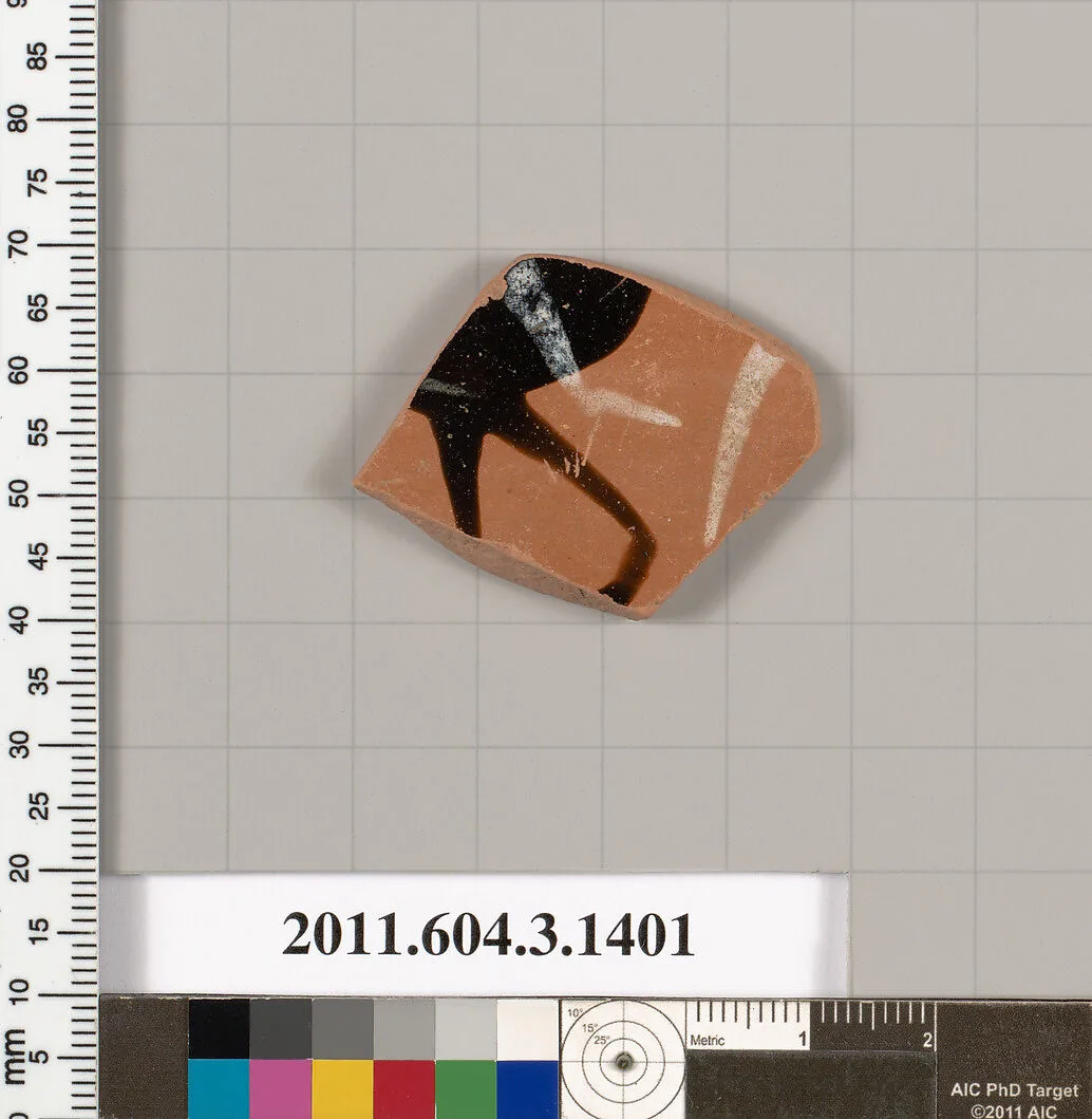 Terracotta fragment of a skyphos (deep drinking cup) — Unknown