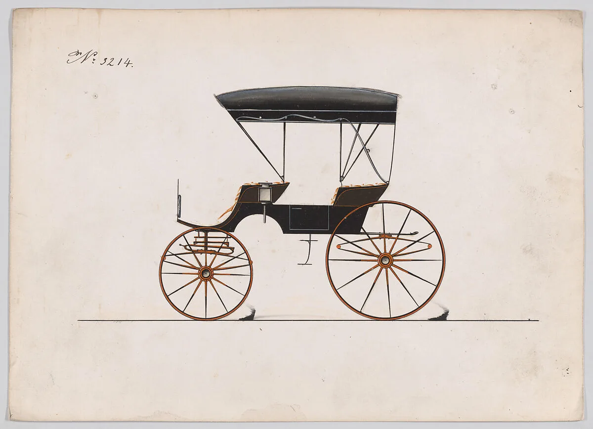 Design for Park Phaeton, no. 3214 — Brewster & Co.