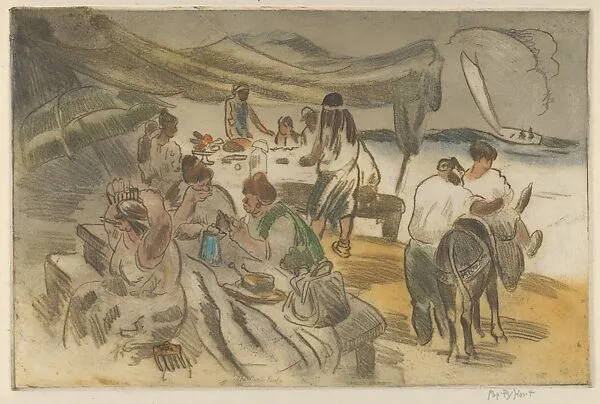 The Picnic Party — George Overbury "Pop" Hart