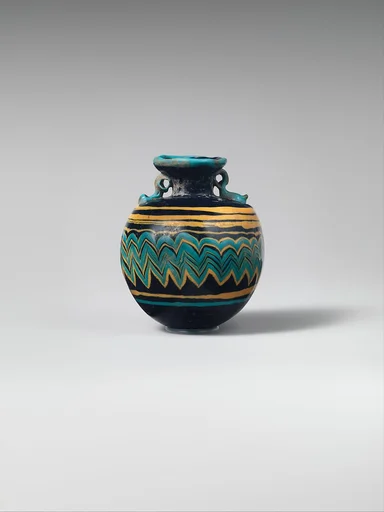 Glass aryballos (perfume bottle)