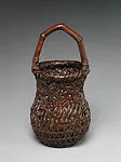 四代早川尚古斎造 提梁花籃|Flower Basket (Hanakago) — Hayakawa Shōkosai IV
