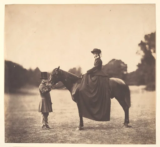 [Lady on Horseback]