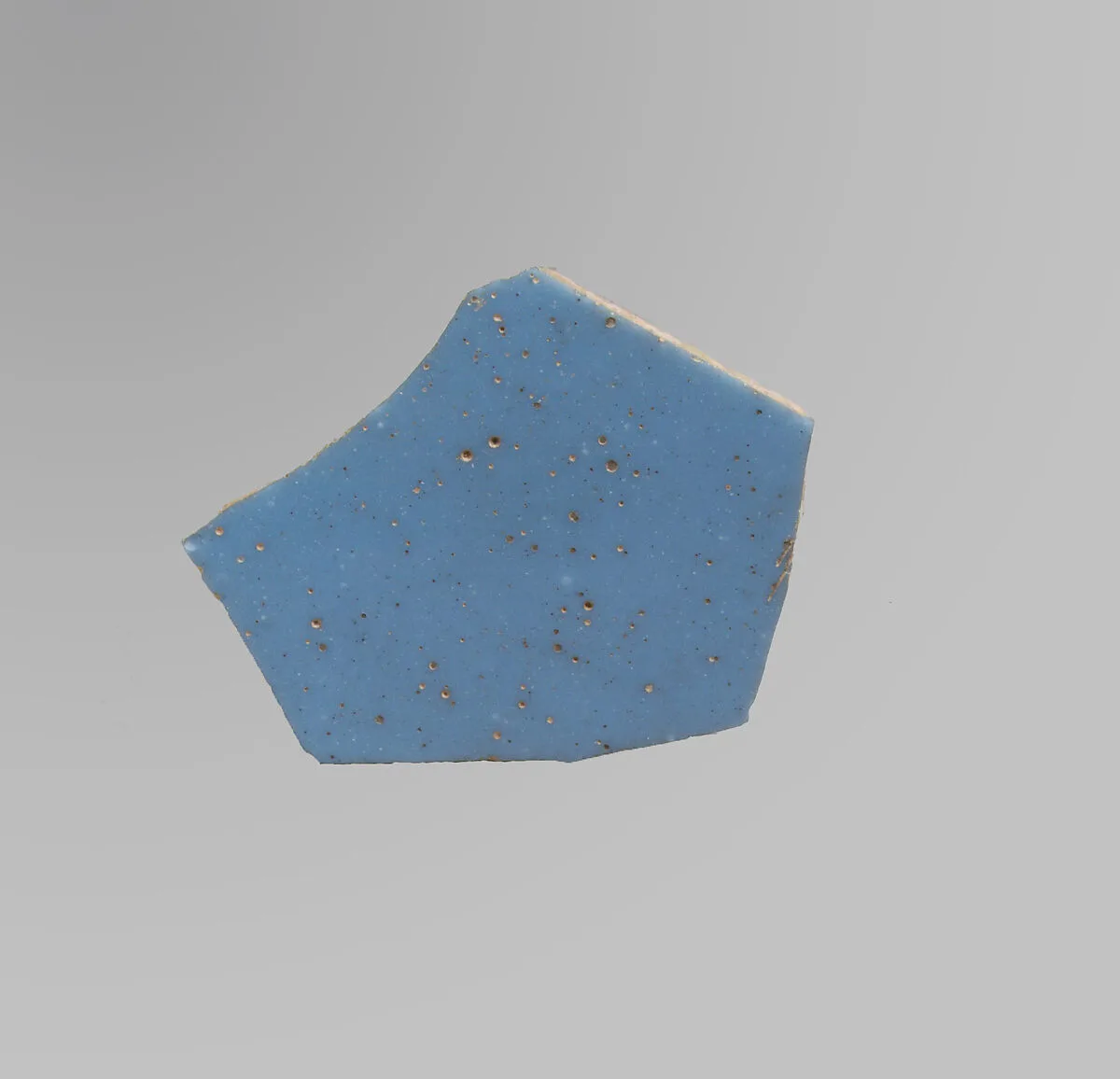 Glass monochrome inlay fragment — Unknown