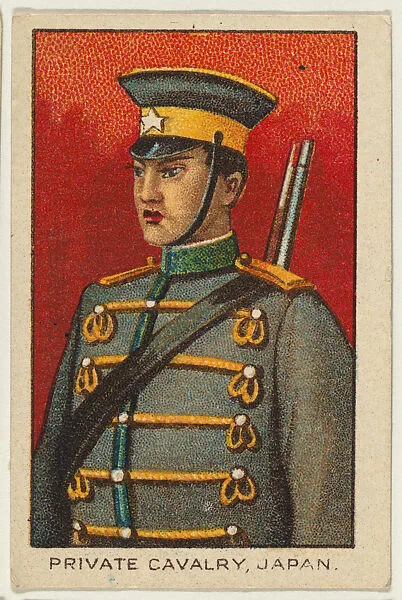 Private Cavalry, Japan, from the Military series (T79) issued by the American Tobacco Company — American Tobacco Company