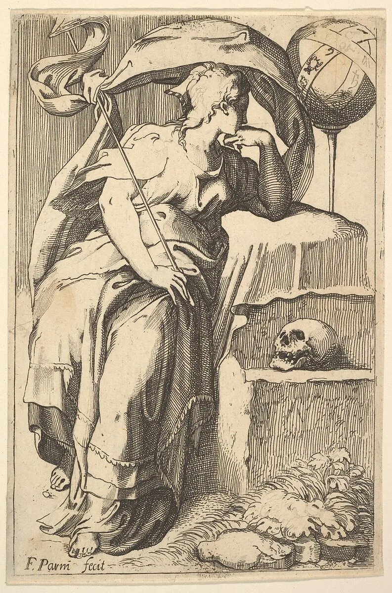 Astrology — Anonymous, Italian, 17th century|Parmigianino (Girolamo Francesco Maria Mazzola)