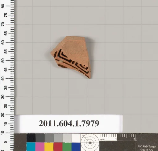 Terracotta fragment of a kylix (drinking cup)