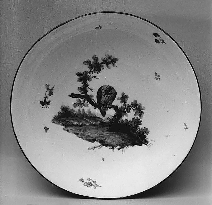 Saucer (part of a service) — Frankenthal Porcelain Manufactory|Karl Theodor period|Adam Bergdoll