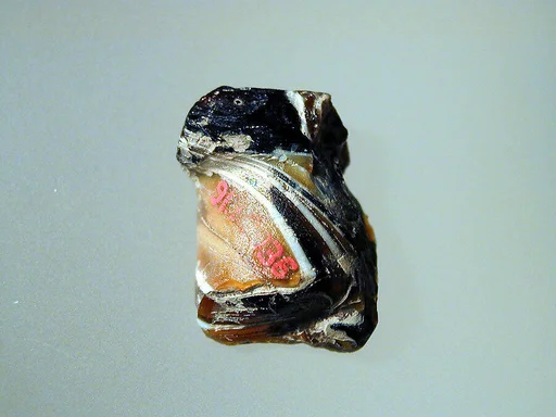 Glass mosaic fragment