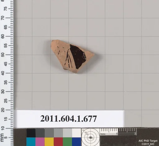 Terracotta fragment of a kylix (drinking cup)
