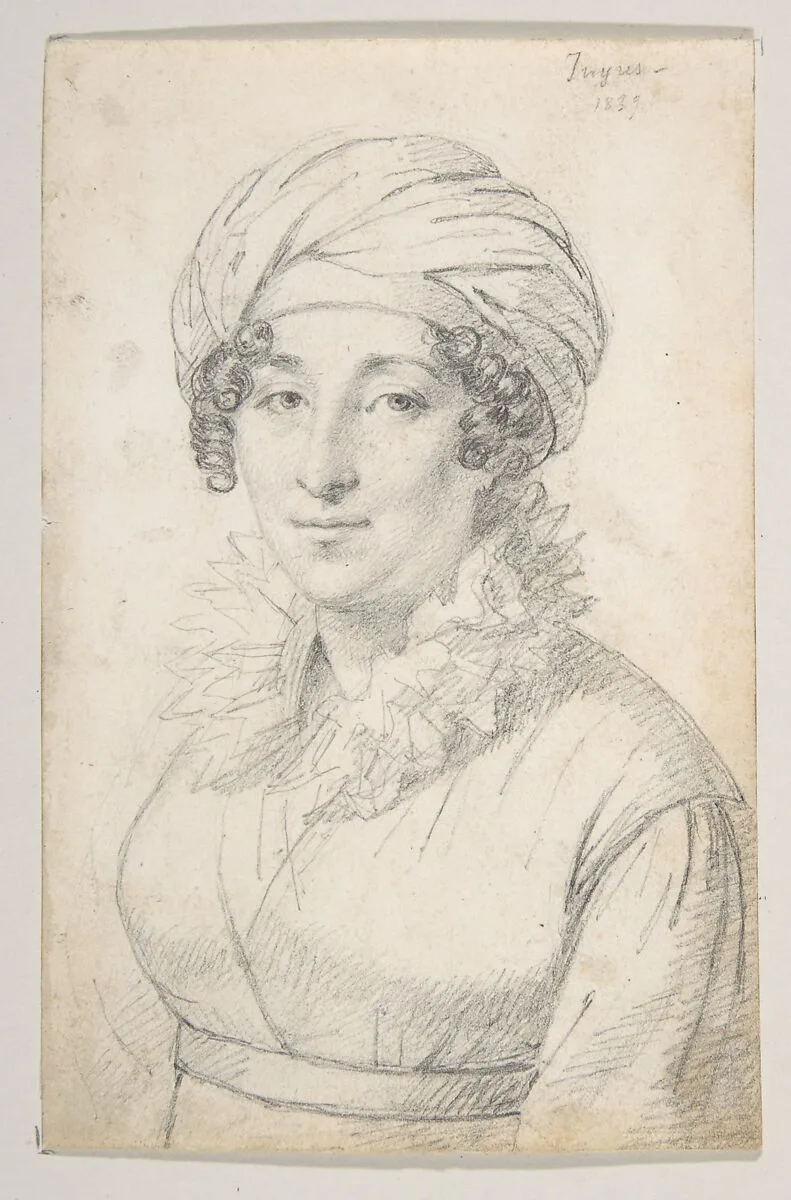 Portrait of a Woman — Anonymous, French, 19th century