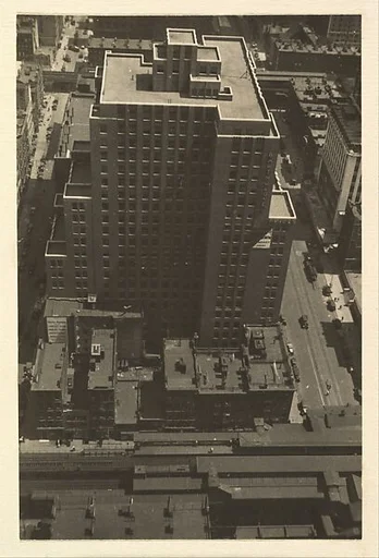 [Step-back Manhattan Architecture Seen from Above, New York City]