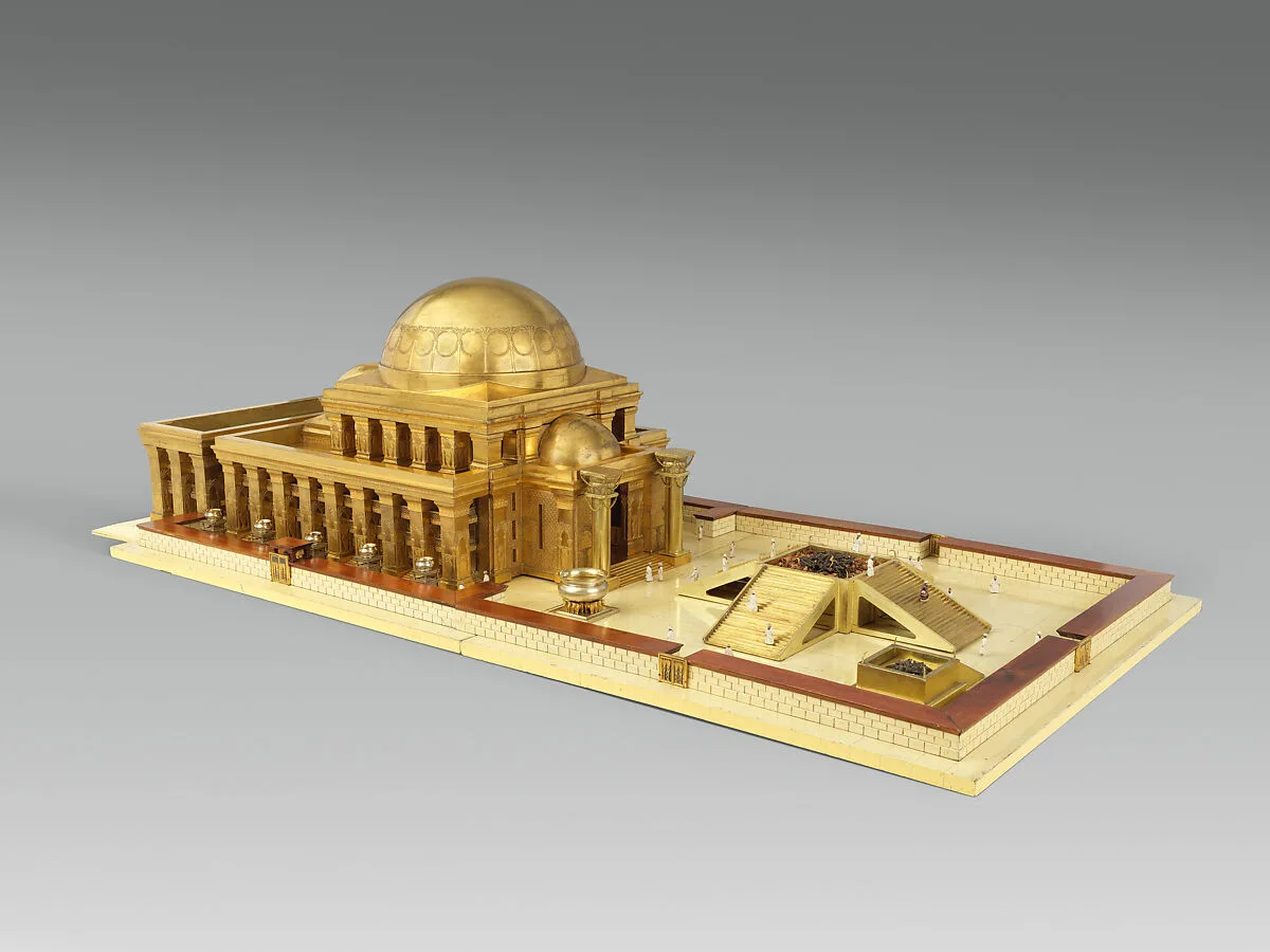 Architectural model of the temple of King Solomon in Jerusalem — W. Spurrier|Messrs. Bartlet, King Street, London|Thomas Newberry