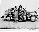 Two Women and a Girl with Peugeot Automobile — Seydou Keïta