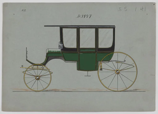 Design for 6 seat Rockaway, no. 3947