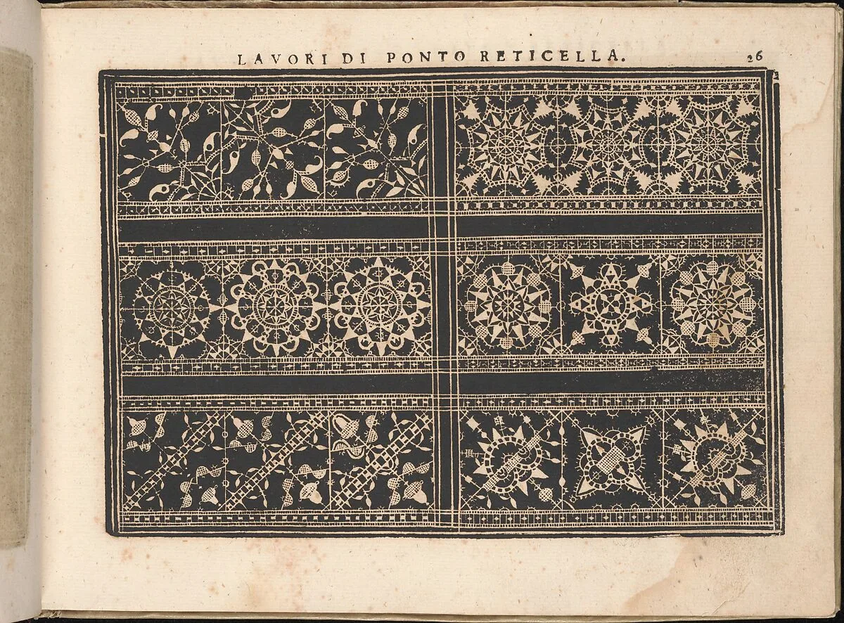 Fiore D'Ogni Virtu Per le Nobili Et Honeste Matrone, page 26 (recto) — Isabella Catanea Parasole|Antonio Fachetti
