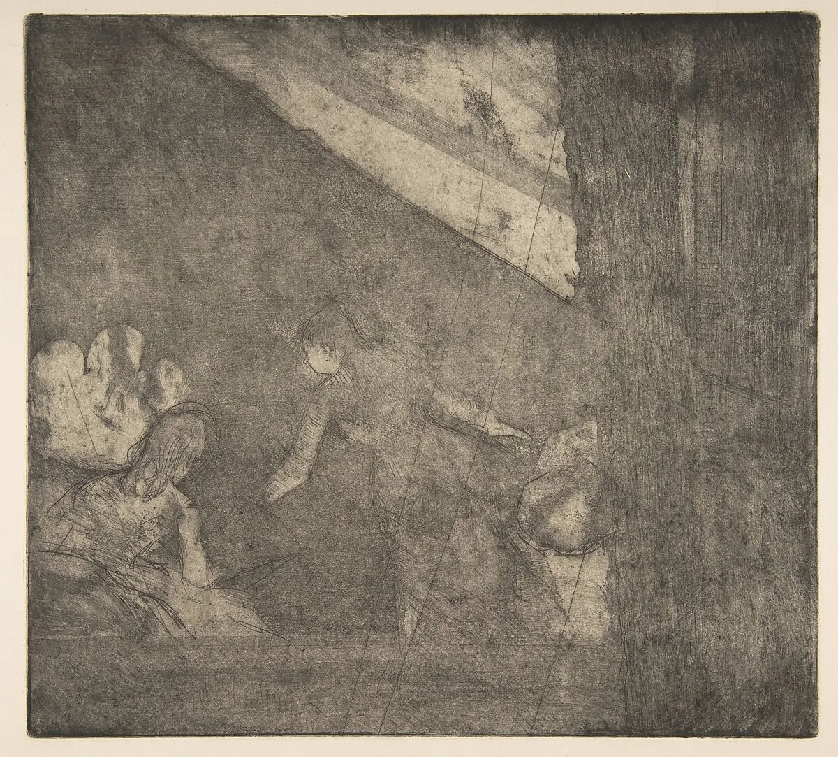 At the Café des Ambassadeurs — Edgar Degas