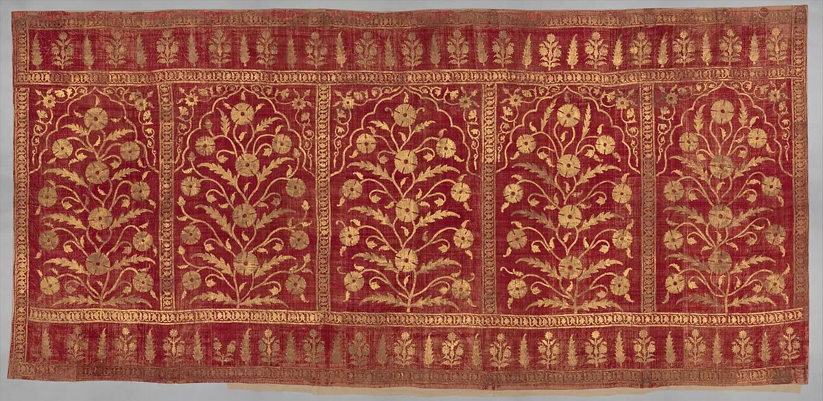 Floral Tent Panel — Unknown