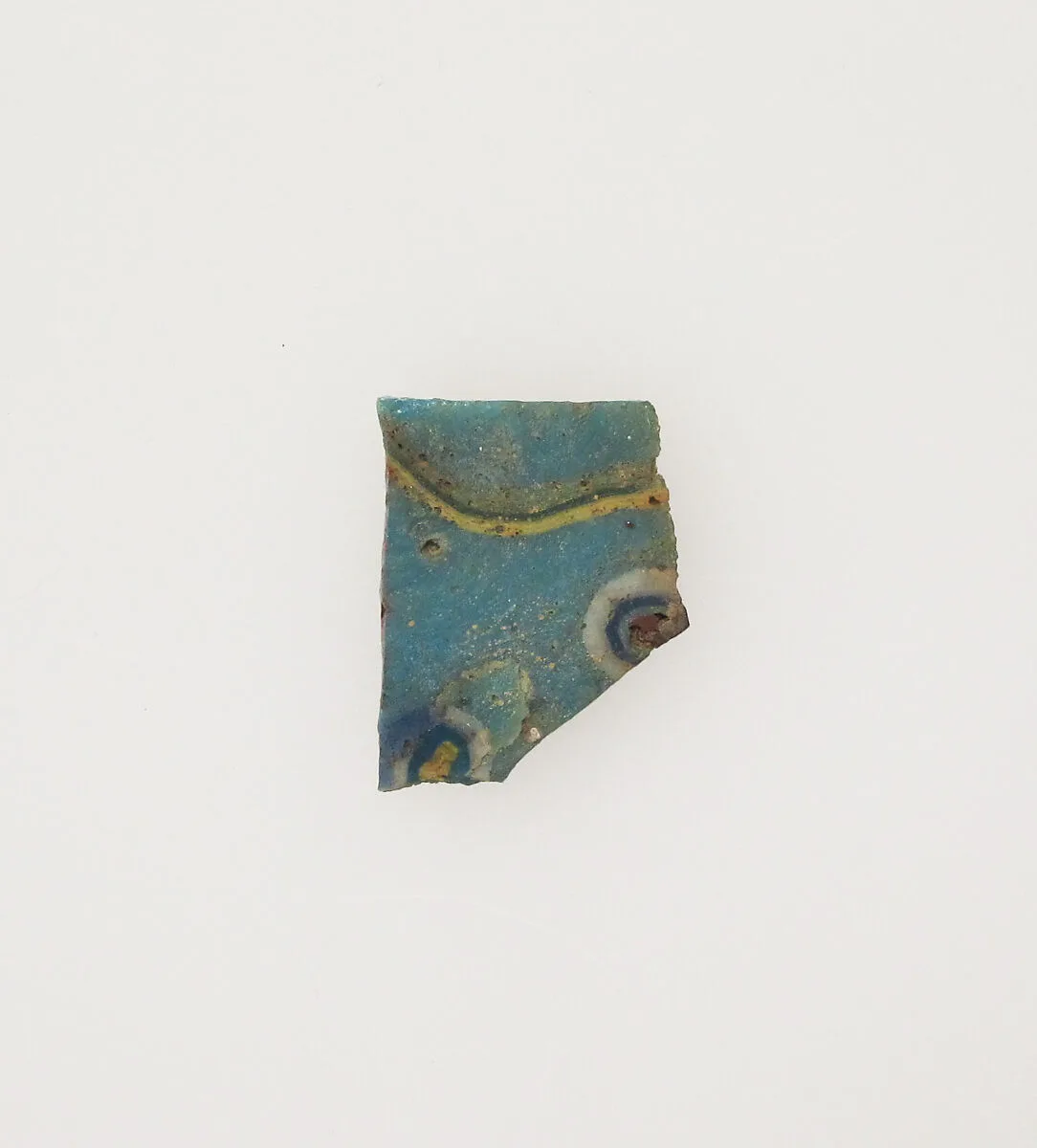Glass mosaic inlay fragment — Unknown