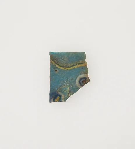 Glass mosaic inlay fragment