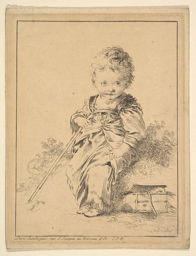 Child Holding Staff