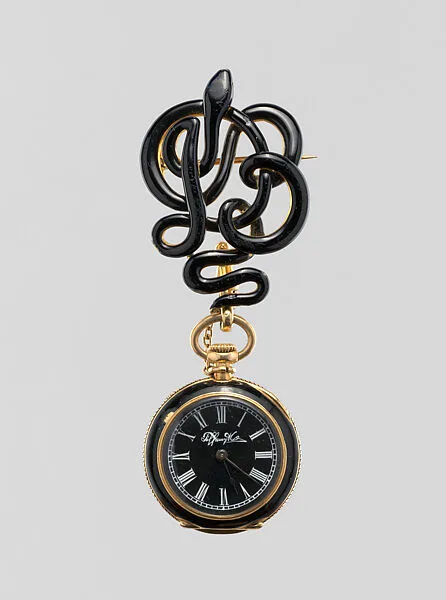 Mourning watch and pin — Tiffany & Co.