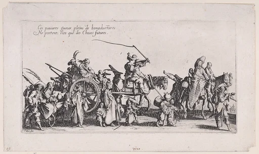 Les Bohémiens en Marche: L'Arrière-Garde, pièce aussi appelée Le Départ (The Gypsies Travelling: The Rear Guard, also called The Departure), from Le Bohémiens, série appelée aussi Les Égyptiens, La Marche des Bohémiens, La Vie Errante des Bohémiens, Les Marches Égyptiennes (The Gypsies, series also called The Egyptiens, The Gypsy Troops, The Wandering Lives of Gypsies, The Egyptian Troops)