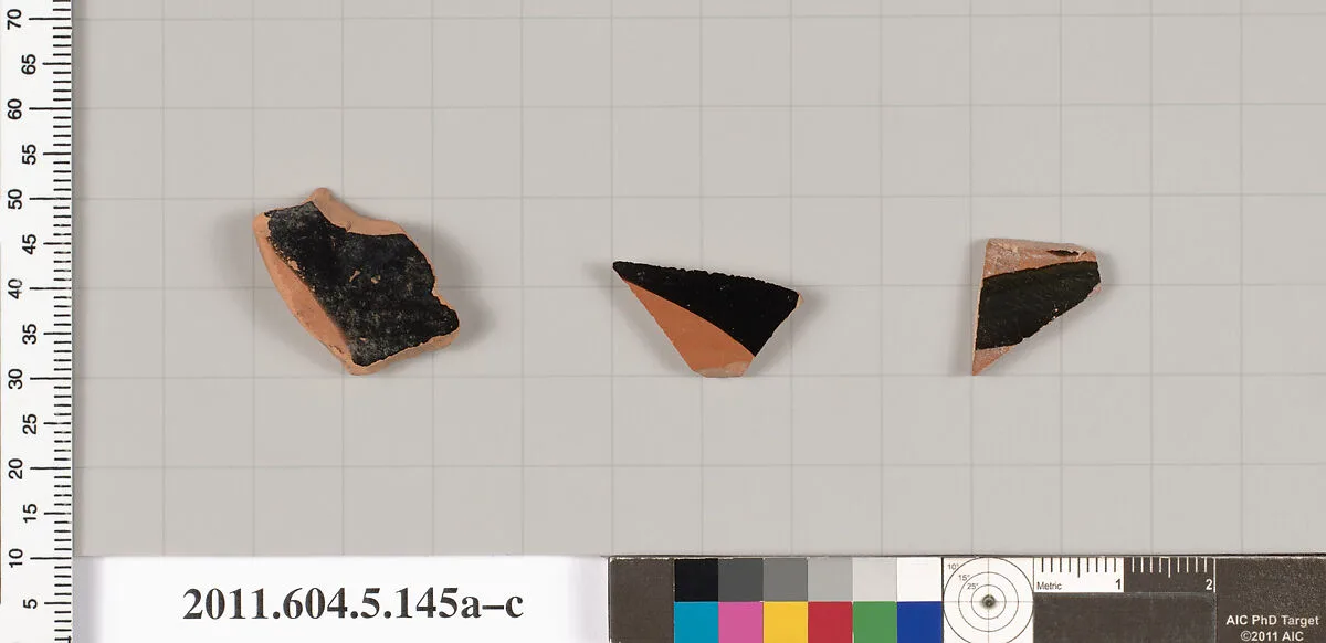 Terracotta fragments of kylikes (drinking cups) — Unknown