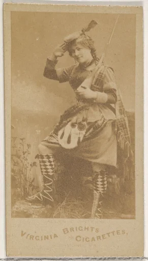 From the Actors and Actresses series (N45, Type 5) for Virginia Brights Cigarettes