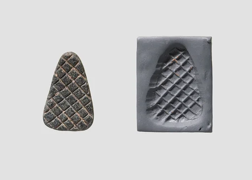 Loop-handled wedge shaped stamping device