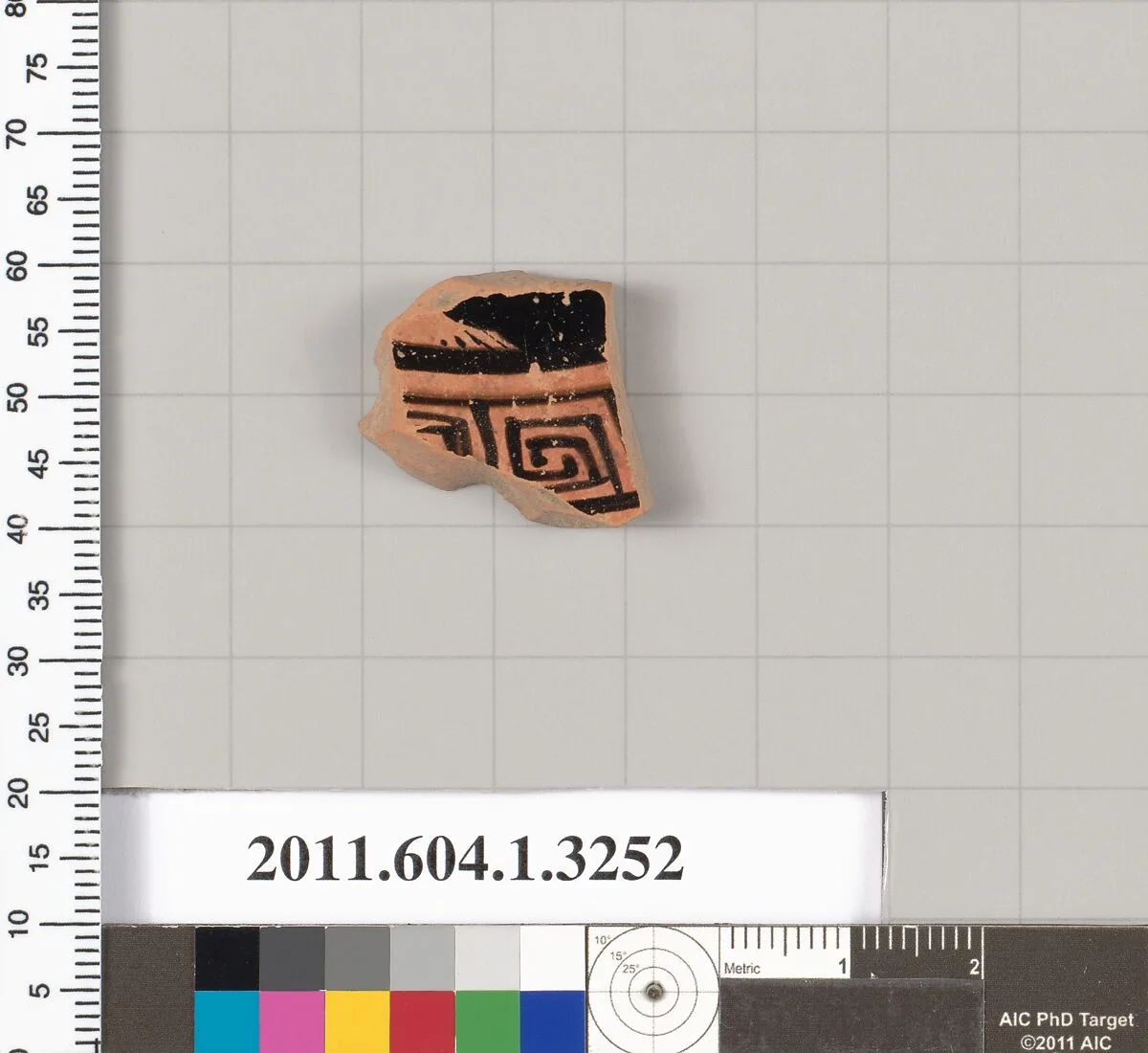 Terracotta fragment of a kylix (drinking cup) — Unknown