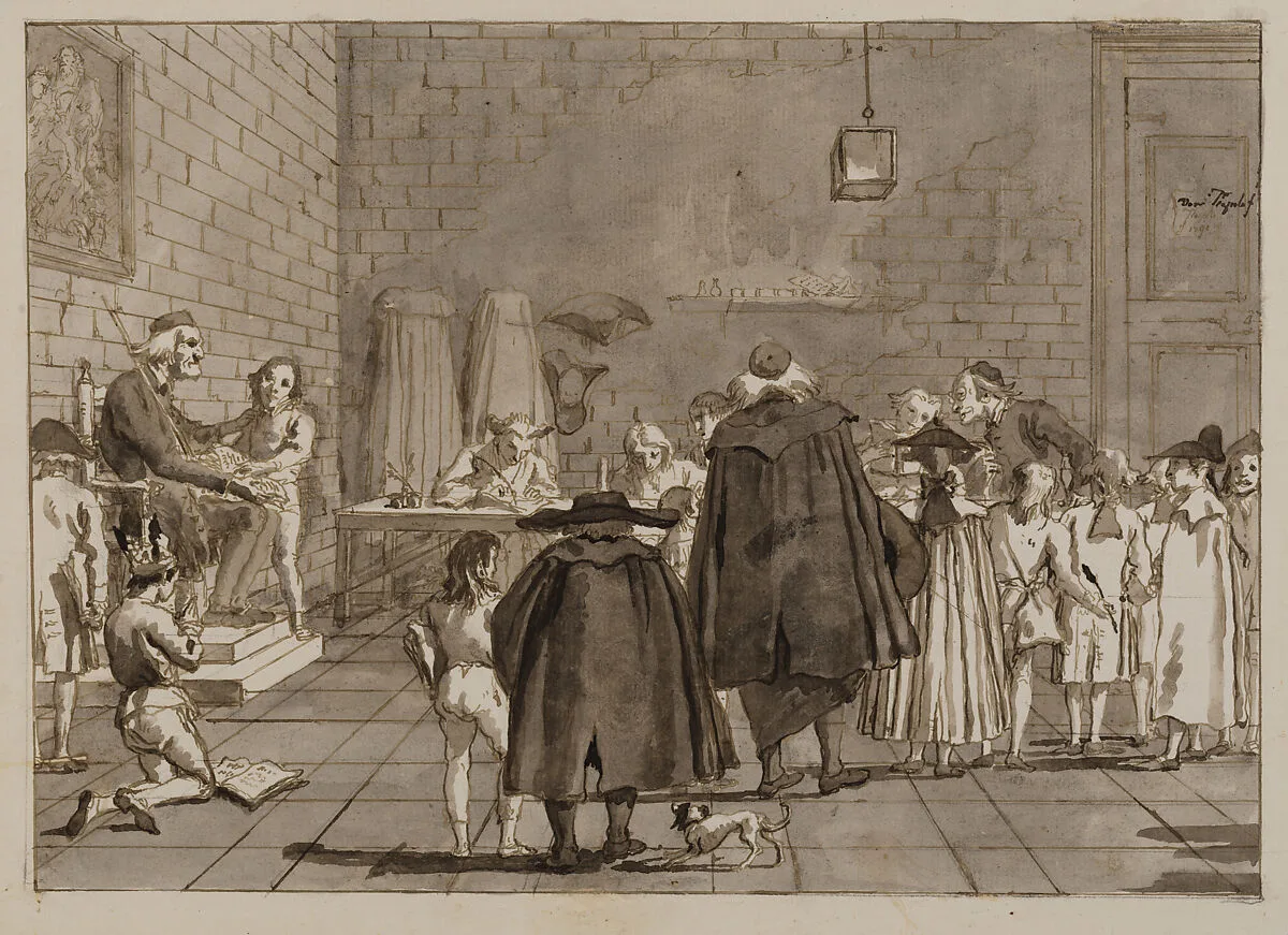 The School — Giovanni Domenico Tiepolo