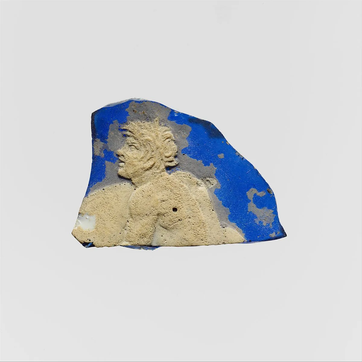 Cameo glass fragment — Unknown