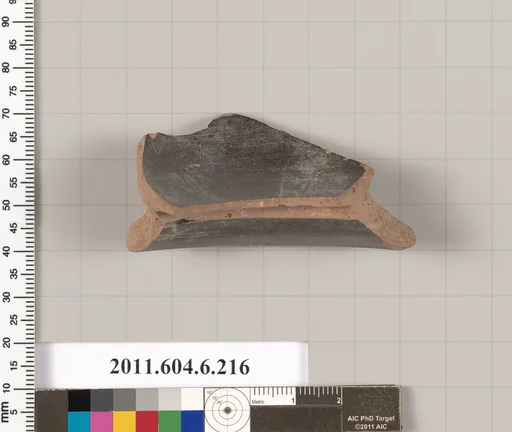 Terracotta fragment of an open shape