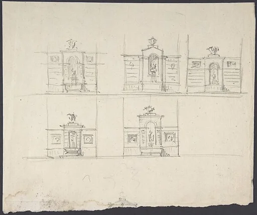 Five designs for monuments