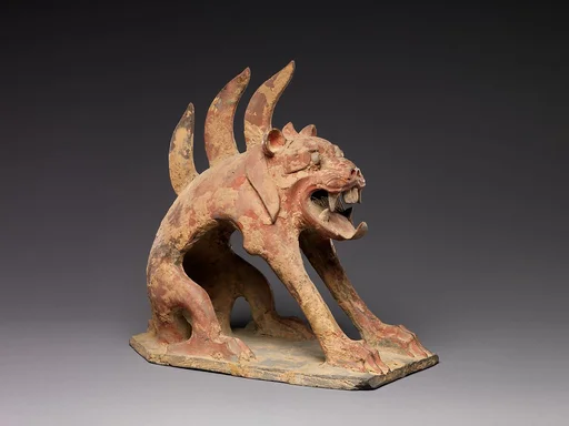 北魏/北齊 彩繪陶鎮墓獸|Tomb Guardian (Zhenmushou)