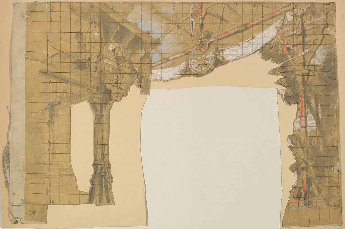 Design for a Stage Set — Eugène Cicéri